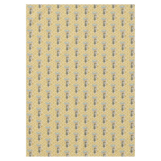 Nappe de Noël, Joyeux Joyeux Anges de Fêtes (Devant)