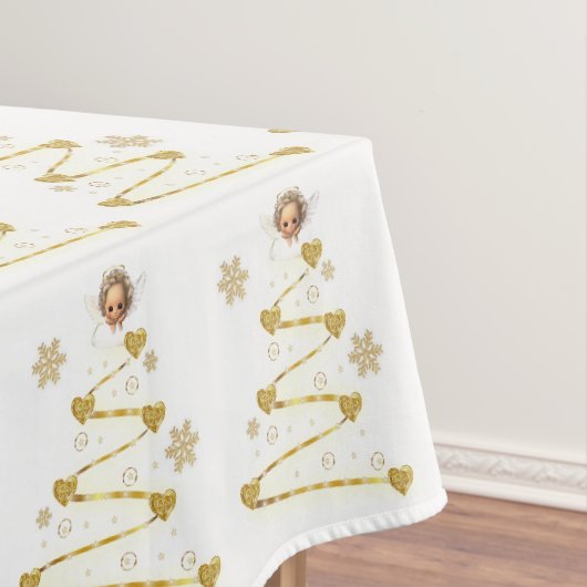 Nappe de Noël, Joyeux Noël, Ange (In Situ)