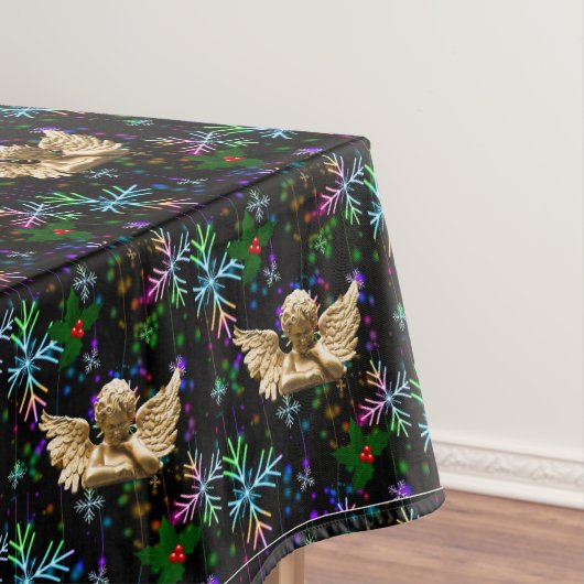 Nappe de Noël, Joyeux Noël, Ange (In Situ)