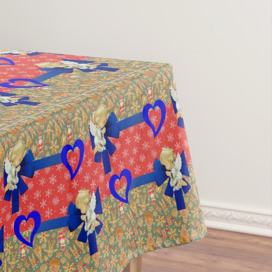 Nappe de Noël, Joyeux Noël, Ange (In Situ)