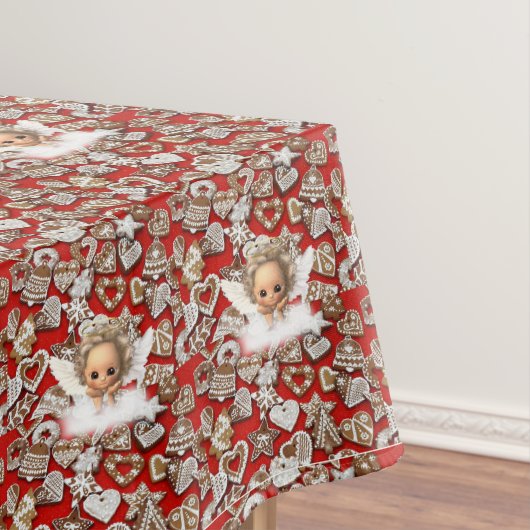 Nappe de Noël, Joyeux Noël, Ange (In Situ)