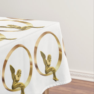 Nappe de Noël, Joyeux Noël, Ange