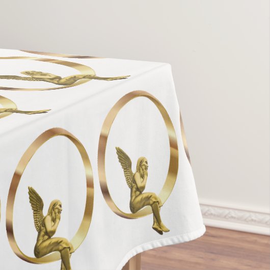 Nappe de Noël, Joyeux Noël, Ange (In Situ)