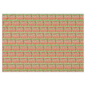 Nappe de Noël, Joyeux Noël, Elfe (Devant (Horizontal))