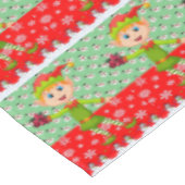 Nappe de Noël, Joyeux Noël, Elfe (Angle)