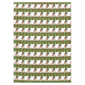 Nappe de Noël, Joyeux Noël, Elfe Africain (Devant)