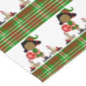 Nappe de Noël, Joyeux Noël, Elfe Africain (Angle)