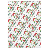 Nappe de Noël, Joyeux Noël l'aide de Santa (Devant)