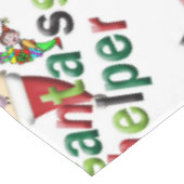 Nappe de Noël, Joyeux Noël l'aide de Santa (Angle)