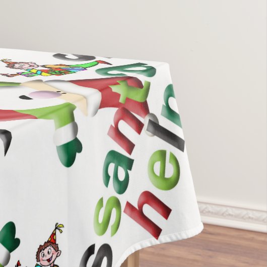 Nappe de Noël, Joyeux Noël l'aide de Santa (In Situ)