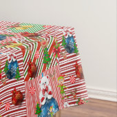 Nappe de Noël, Joyeux Noël, Ours en peluche (In Situ)