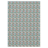 Nappe de Noël, Joyeux Noël, Pingouin (Devant)