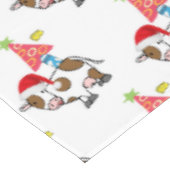 Nappe de Noël, Joyeux Noël Vaches Pays (Angle)