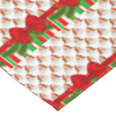 Nappe de Noël, Joyeux Père Noël Stripe (Angle)