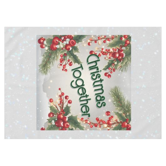 Nappe de Noël - modifiable (Devant (Horizontal))