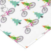 Nappe de Noël, Nappe blanche de Snowman (Angle)