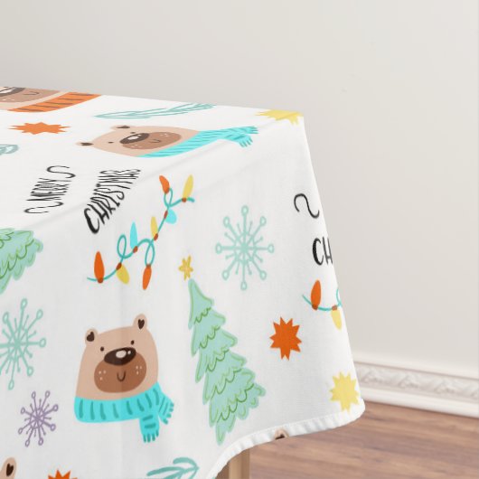 Nappe de Noël Ours Souriant (In Situ)