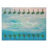 Nappe de Noël palmier tropicale (Devant (Horizontal))