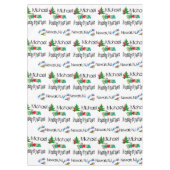 Nappe de Noël, Père Noël arrive dans votre ville (Devant)