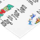 Nappe de Noël, Père Noël arrive dans votre ville (Angle)