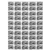 Nappe de Noël, Père Noël Vintage (Devant)