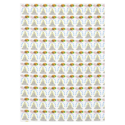 Nappe de Noël, Pingouin (Devant)