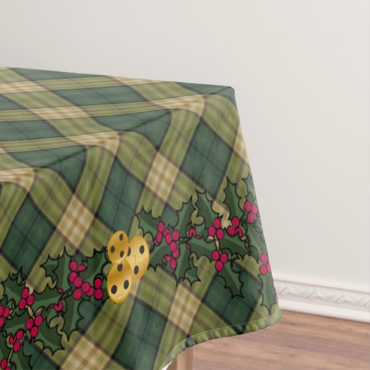 Nappe de Noël, Plaid Vert 60 x 84 (In Situ)