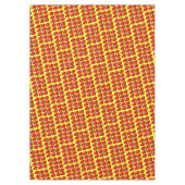 Nappe de Noël, Poivrons rouges Snowman (Devant)