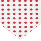Nappe de Noël Polka Rouge Poka Poka Polkadot (Angle)