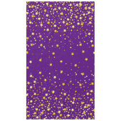 Nappe de Noël pourpre étoilée (Devant)