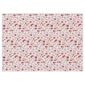 Nappe de Noël rouge blanc (Devant (Horizontal))