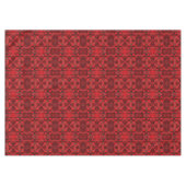 Nappe de Noël Rouge Floral (Devant (Horizontal))