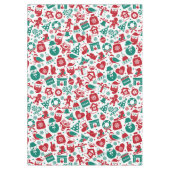 Nappe de Noël Rouge Vert (Devant)