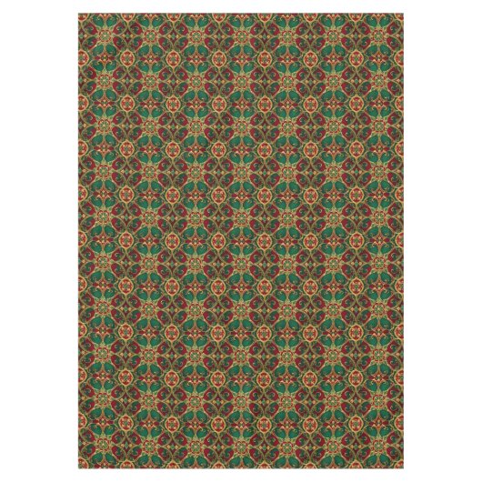 Nappe de Noël Rouge Vert (Devant)