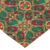 Nappe de Noël Rouge Vert (Angle)