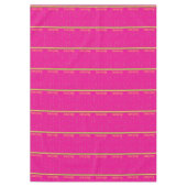 Nappe de Noël, salutations de saison rose (Devant)