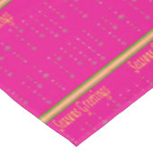Nappe de Noël, salutations de saison rose (Angle)