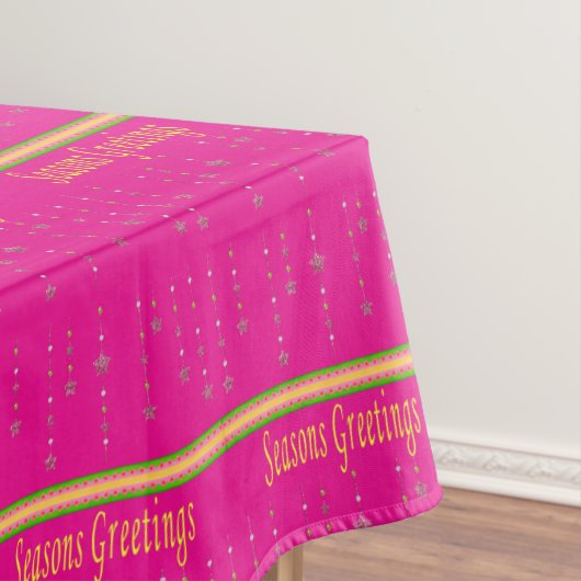 Nappe de Noël, salutations de saison rose (In Situ)