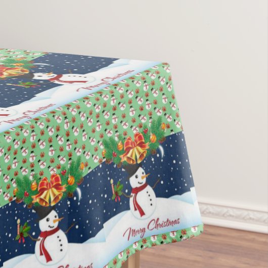 Nappe de Noël, Snowman (In Situ)