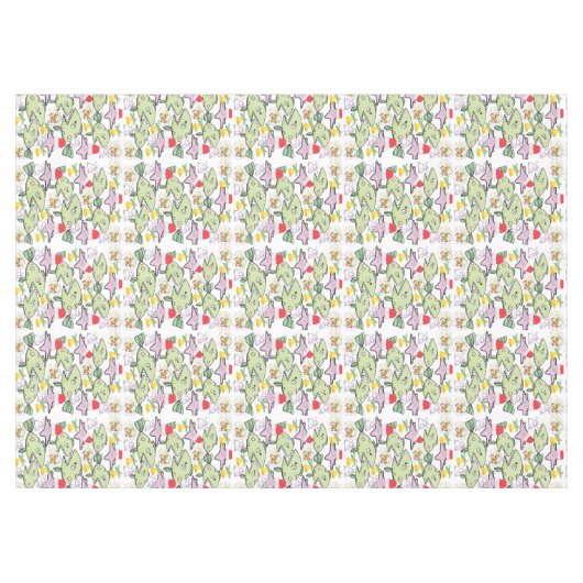 Nappe de Noël, Snowman de requin (Devant (Horizontal))