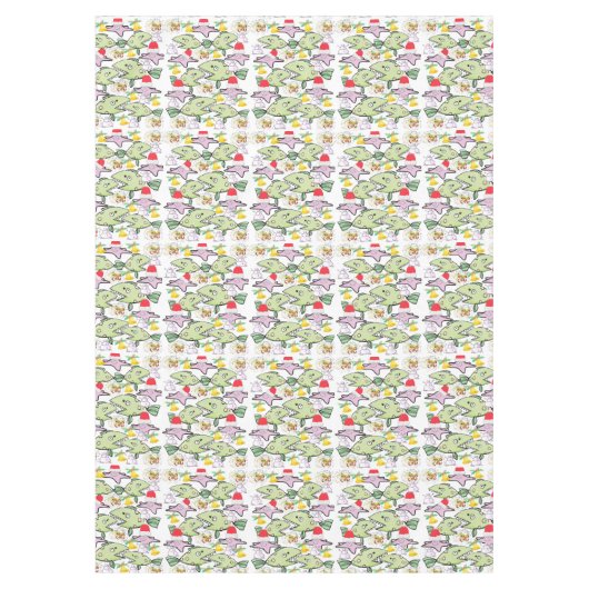 Nappe de Noël, Snowman de requin (Devant)