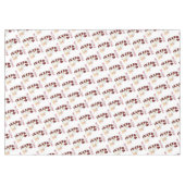 Nappe de Noël, Snowman, Sucre de canne café (Devant (Horizontal))