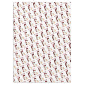 Nappe de Noël, Snowman, Sucre de canne café (Devant)