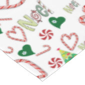 Nappe de Noël, Sucres de canne de menthe poivrée N (Angle)