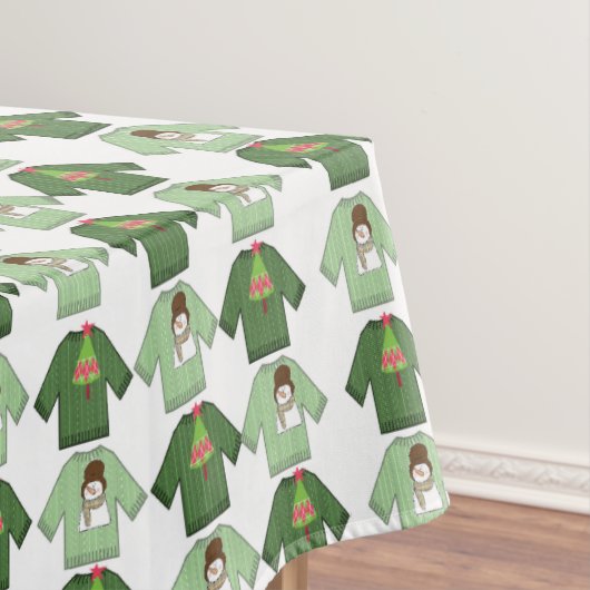 Nappe de Noël, Sweats verts de Noël (In Situ)