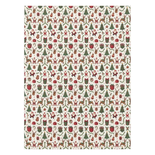 Nappe de Noël Vintage (Devant)