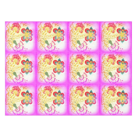 nappe de palmiers roses (Devant (Horizontal))