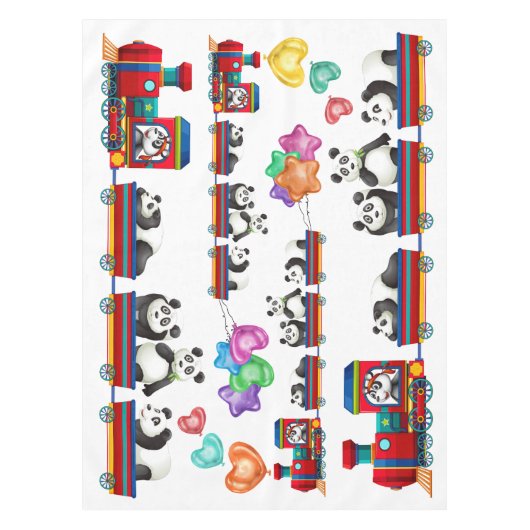 Nappe de panda précieuse - Couvercle de table (Devant)