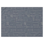 Nappe de Pâque 60/84" "Vin et Matza de Pâque" (Devant (Horizontal))