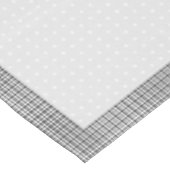 Nappe de Pâques 60x84", à damiers, points, lapin (Angle)